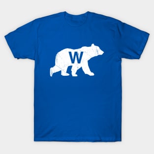 Vintage W Bear - Blue 1 T-Shirt